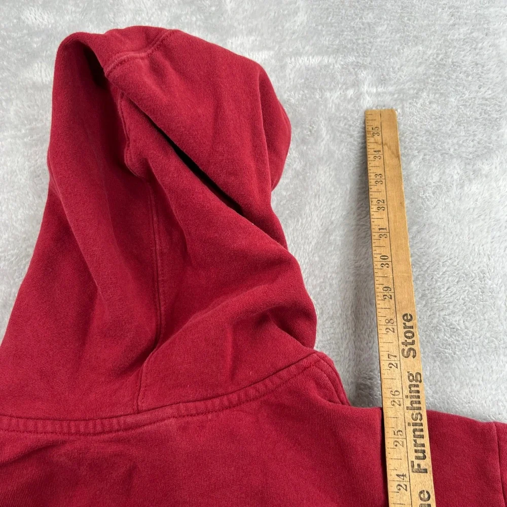 The North Face Full Zip Hoodie XL Red Men Gorpcore Outdoor Streetwear Sweatshirt